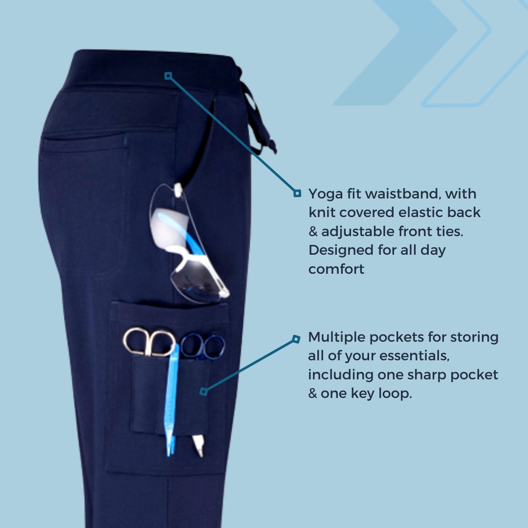 554-PS-NVY Acti-Vent™ Scrub Top