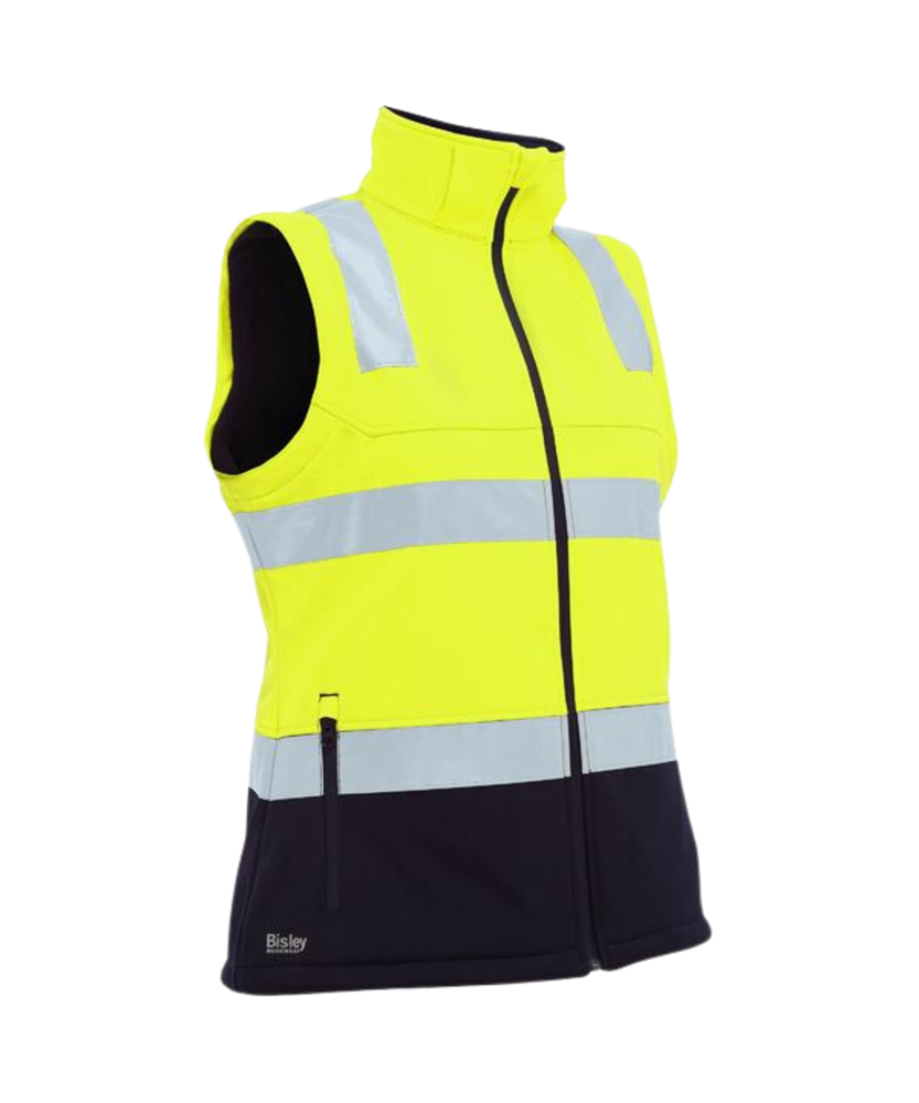 Women's Taped Two Tone Hi Vis 3 in 1 Soft Shell Jacket