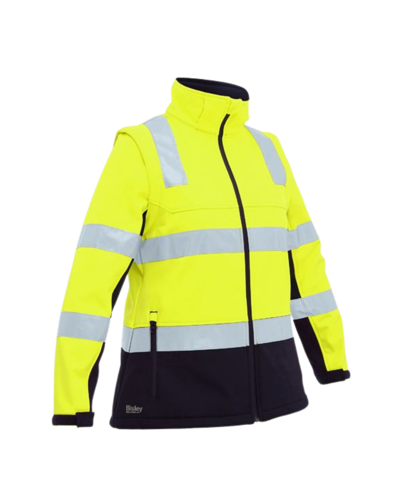 Women's Taped Two Tone Hi Vis 3 in 1 Soft Shell Jacket