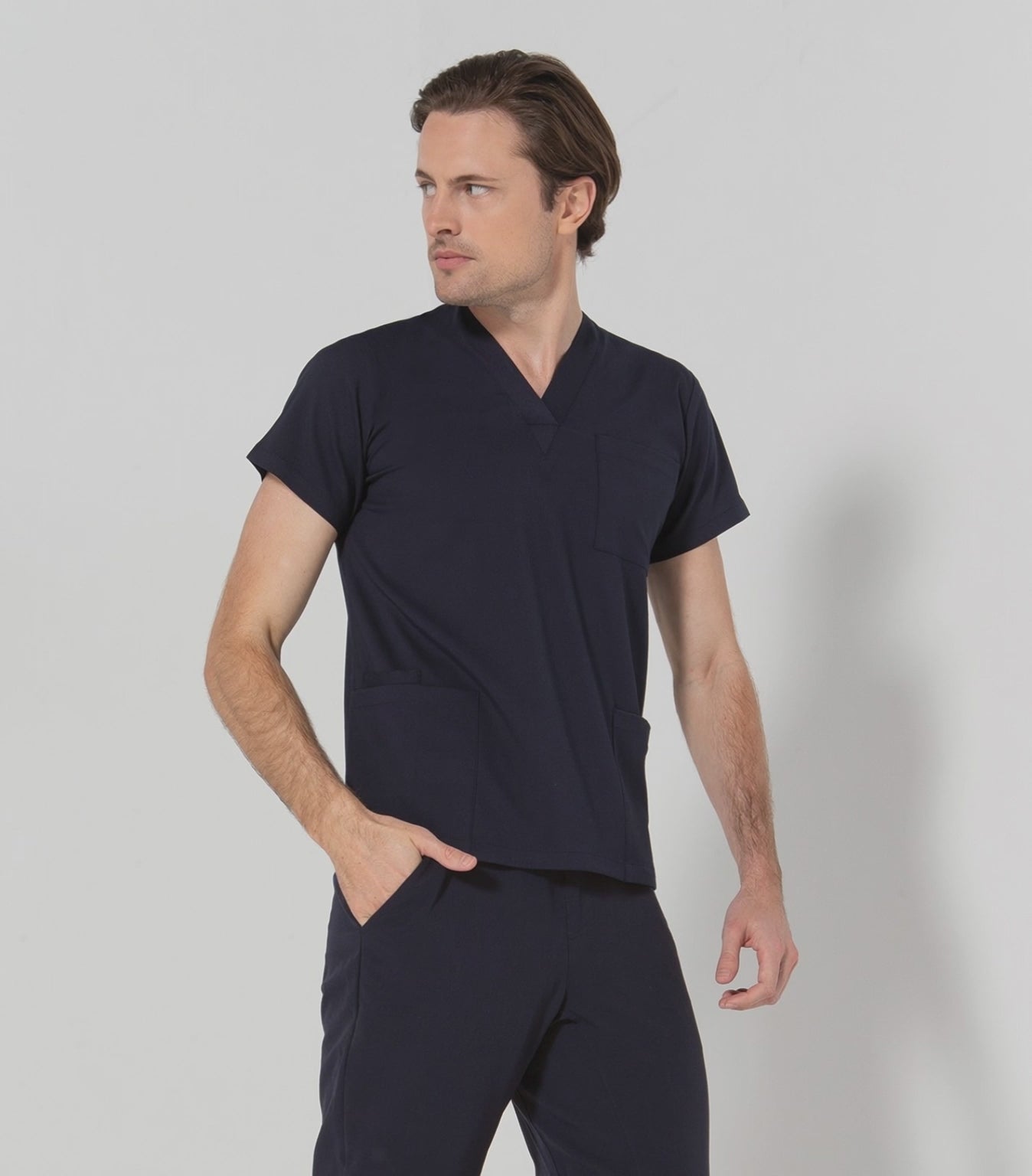 Unisex Stretch Scrub Top