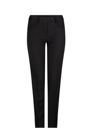 174K-ME-BLK Skinny leg low rise key loop pant