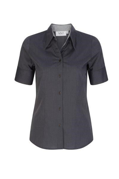 200-EE-CHA 1/2 sleeve semi fitted shirt