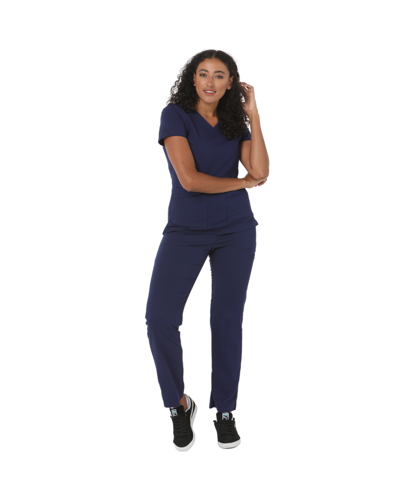 McKenna Ladies Scrub Pants - 59306-PRS-NVY