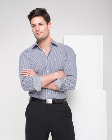 2010L-GI-BLK L/S standard cut shirt