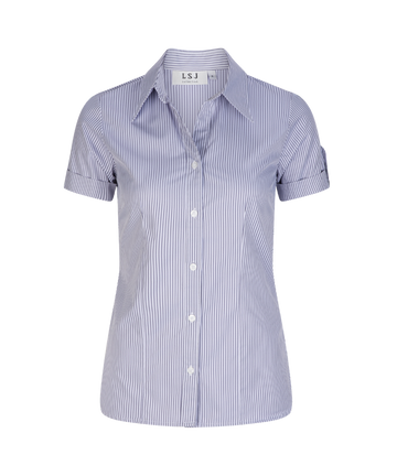 299S-BK-WIS S/S semi fitted cuff shirt