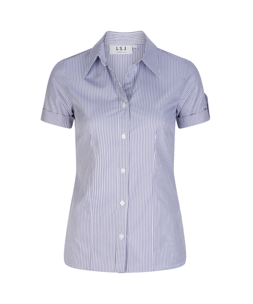 299S-BK-WIS S/S semi fitted cuff shirt