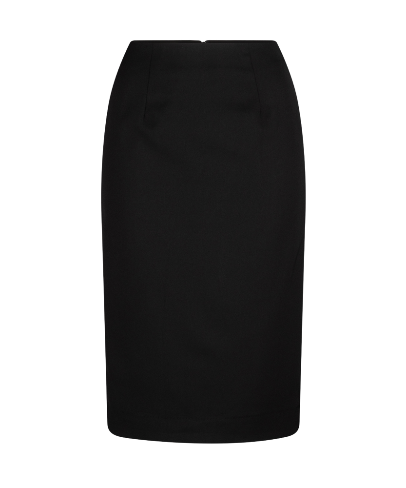 Black a line skirt mid length sale