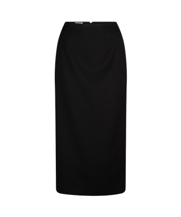 329-MF-BLK Ankle length skirt