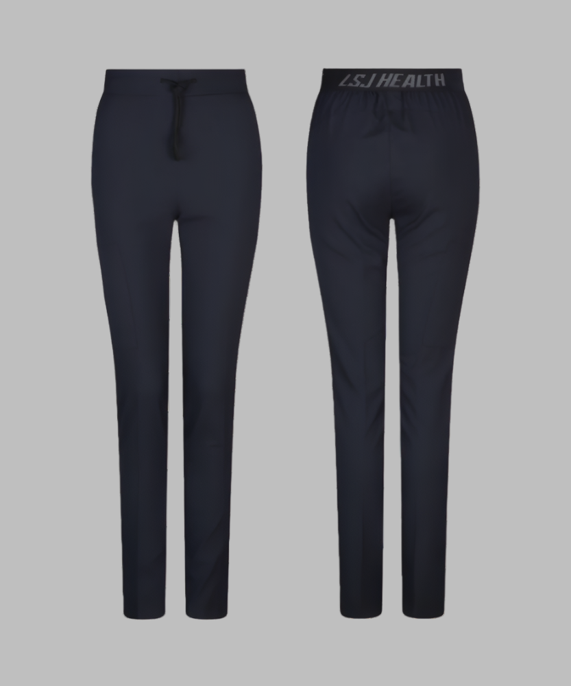 Ladies slim leg stretch scrub pant