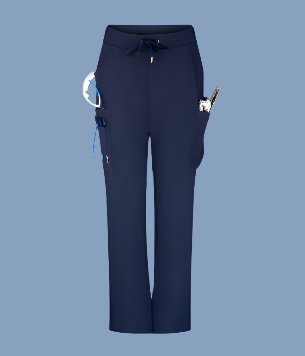Acti-Vent™ Scrub Pants in Navy Color for Nurses