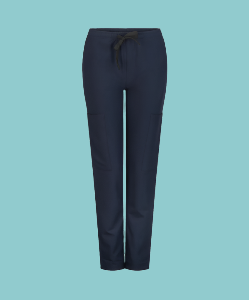 Unisex stretch clinical scrub pant - 505-PS-NVY