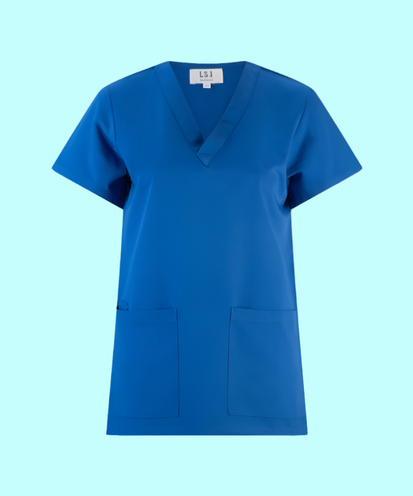 Unisex clinical stretch scrub top - 553-PS-OCE
