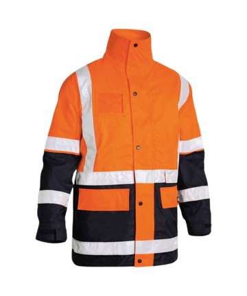 5 IN 1 RAIN JACKET 2 Tone w/ Sealed Seams