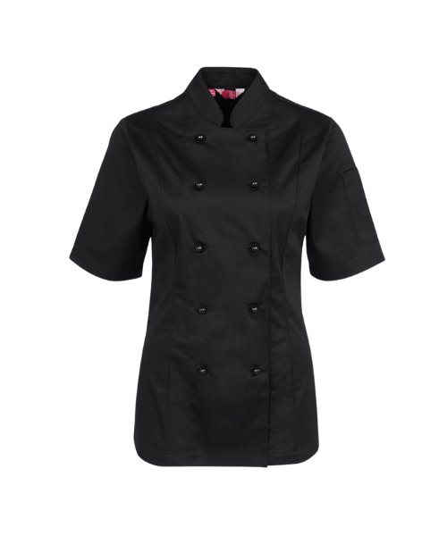JB's LADIES S/S CHEFS JACKET