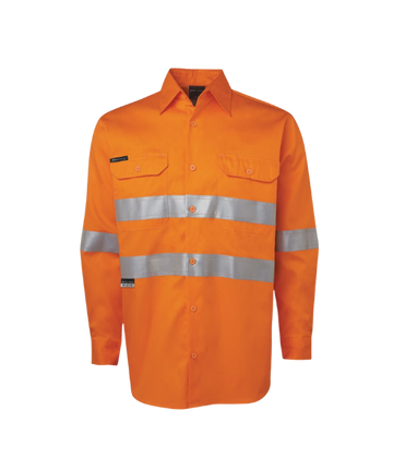 JB's HI VIS L/S (D+N) 150G  WORK SHIRT