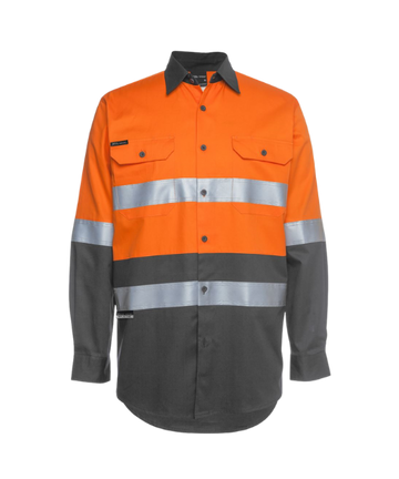 JB's HI VIS L/S (D+N) 150G  WORK SHIRT
