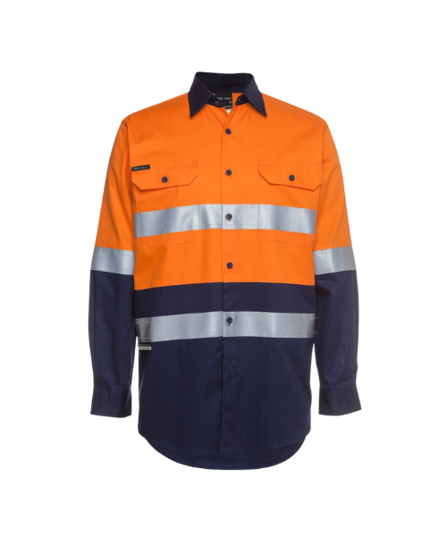 JB's HI VIS L/S (D+N) 150G  WORK SHIRT