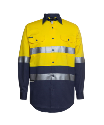 JB's HI VIS L/S (D+N) 150G  WORK SHIRT