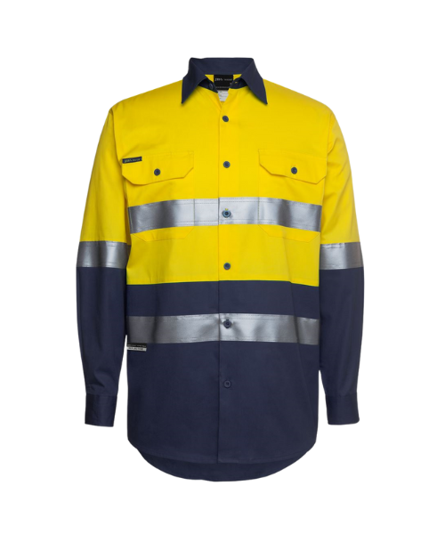 JB's HI VIS L/S (D+N) 150G  WORK SHIRT