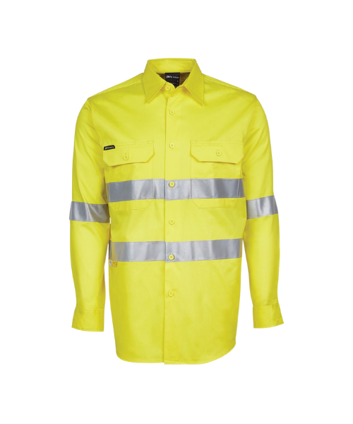 JB's HI VIS L/S (D+N) 150G  WORK SHIRT
