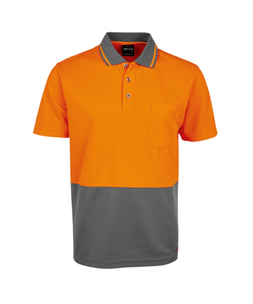 JB's HI VIS NON CUFF TRAD POLO