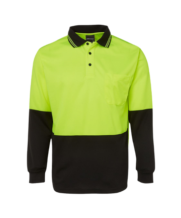 JB's HI VIS L/S TRAD POLO
