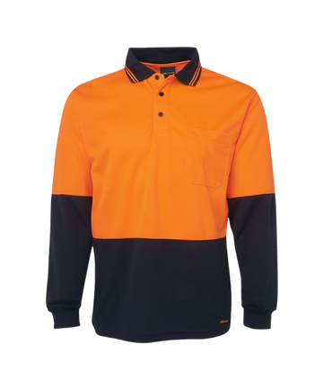 JB's HI VIS L/S TRAD POLO