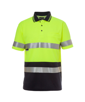 JB's HI VIS S/S (D+N) TRAD POLO