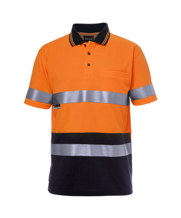 JB's HI VIS S/S (D+N) TRAD POLO