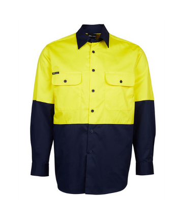 JB's HI VIS L/S 150G SHIRT