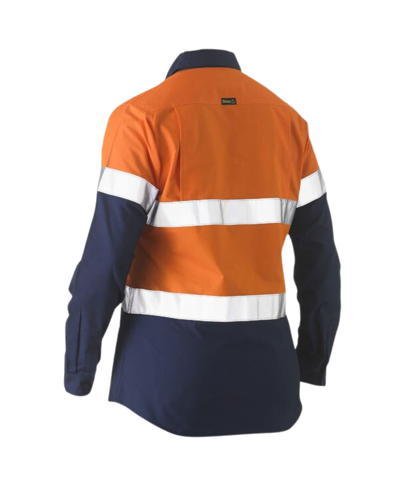 Recycle Taped Two Tone Hi Vis Drill Shirt