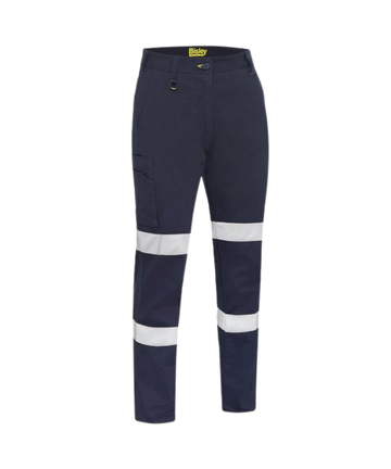 Woman's Taped Stretch Cotton Drill Cargo Pants
