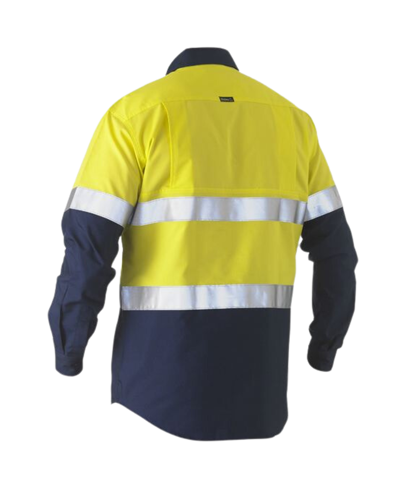 Recycle Taped Two Tone Hi Vis Drill Shirt