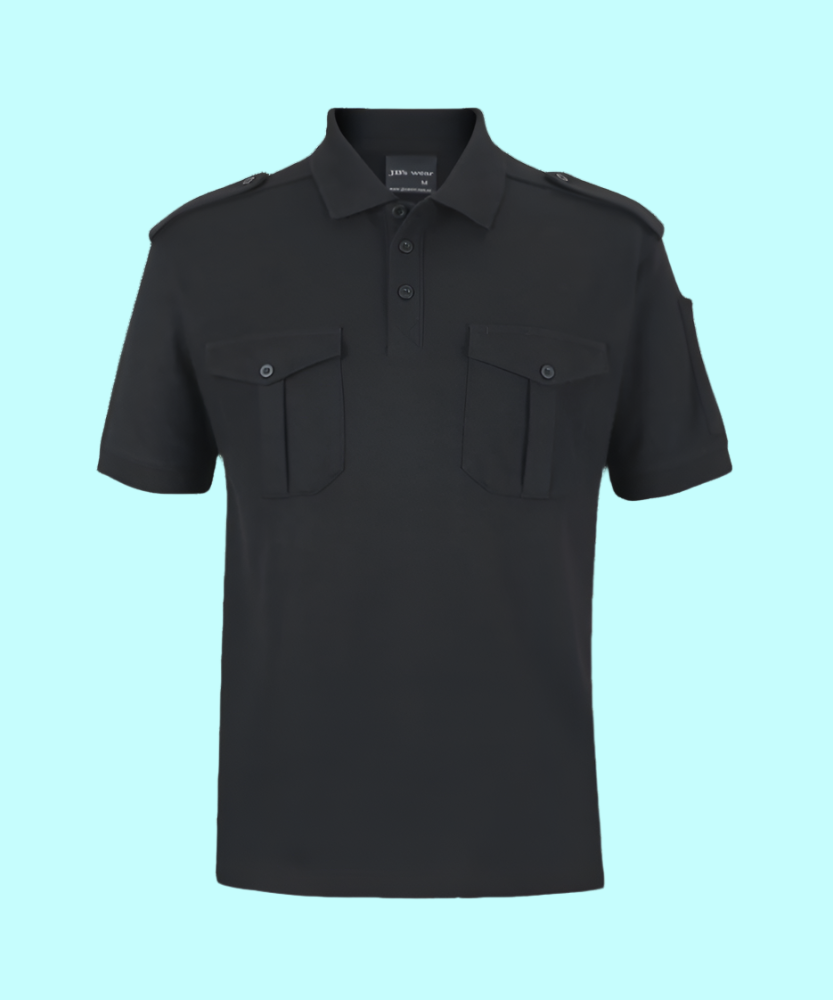 S/S Epaulette Polo