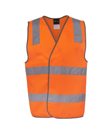 JB's HI VIS (D+N) ZIP SAFETY VEST