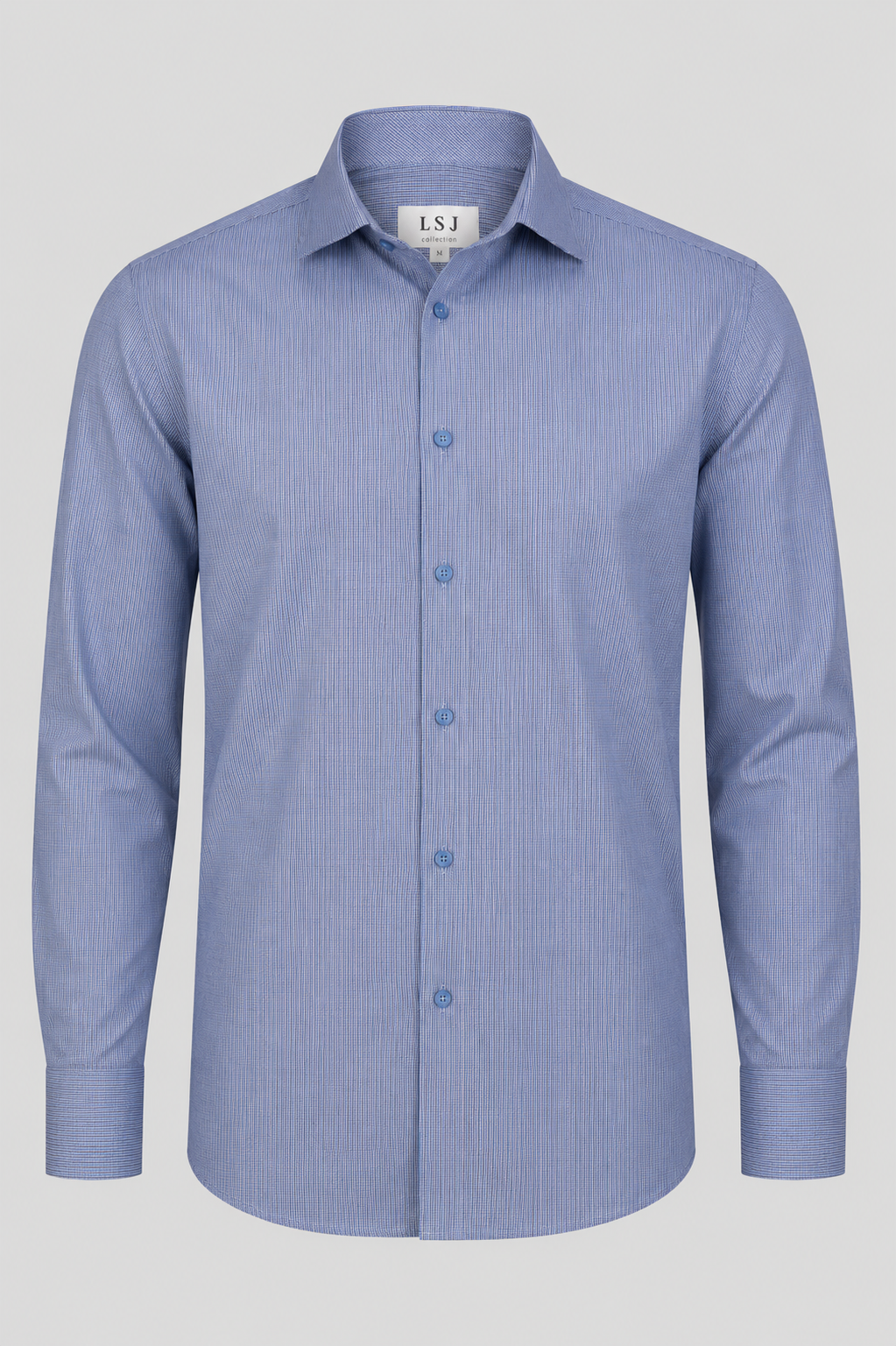 Men's standard cut shirt, with pocket L/S shirt