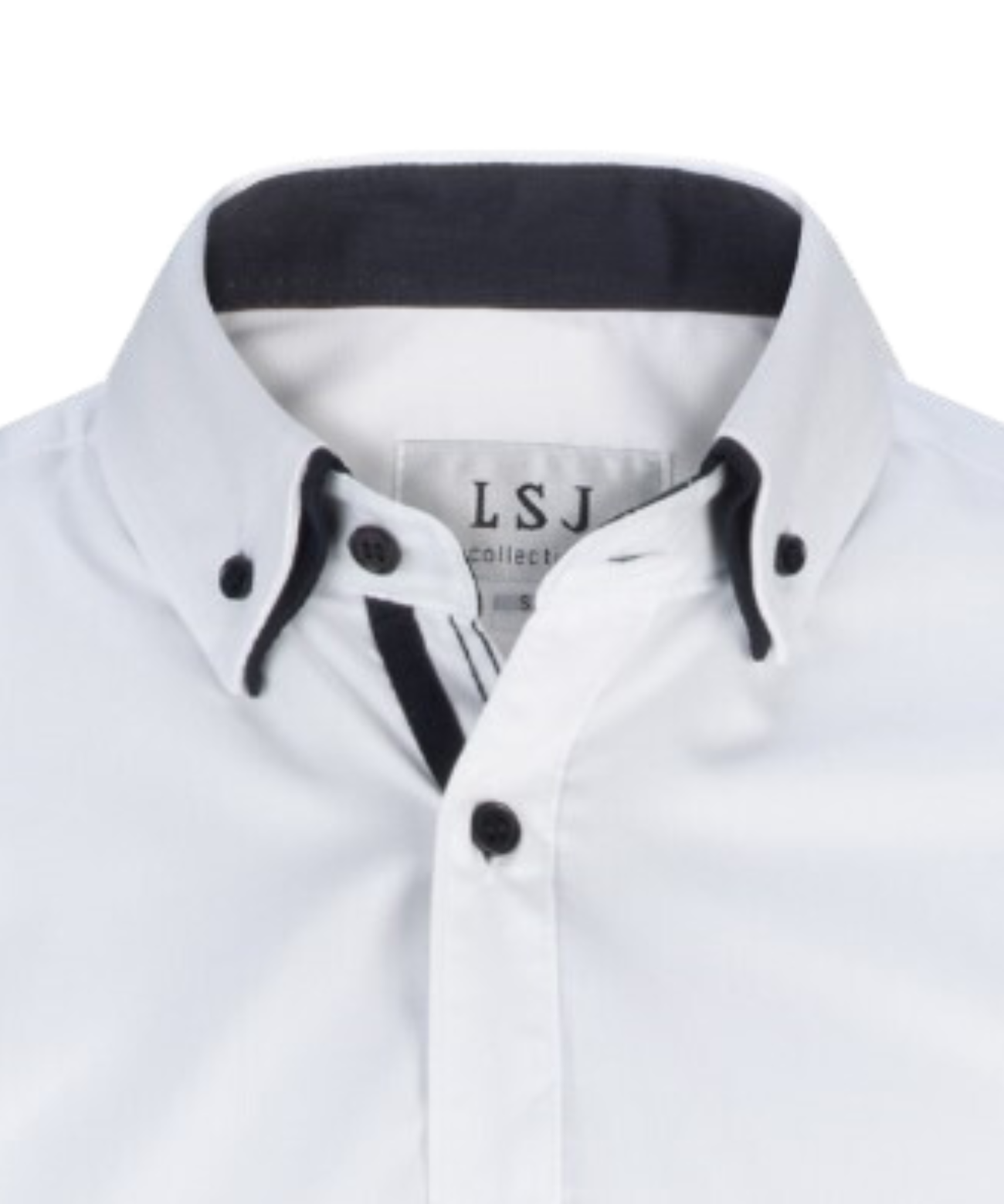 Long Sleeve Euro Cut Contrast Trim Work Shirt
