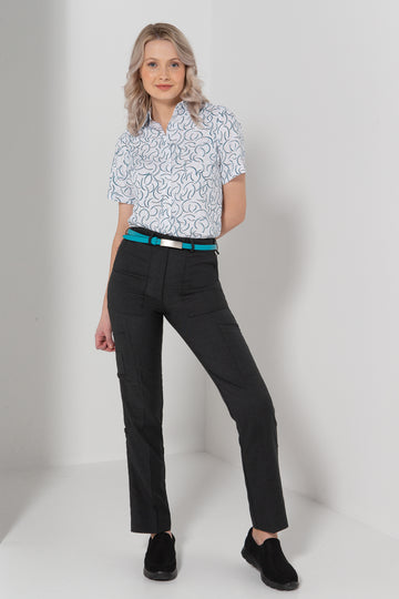 172K-ME-CHA  flex waist keyloop pant