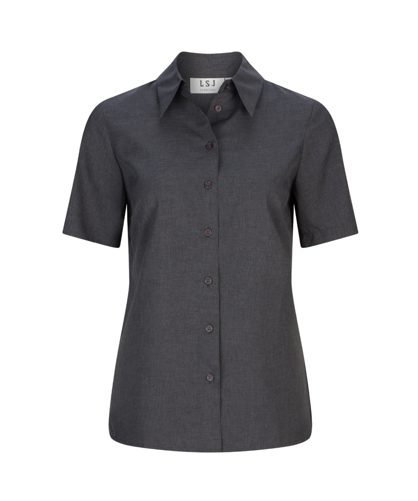 Women's easy fit action pleat S/S shirt