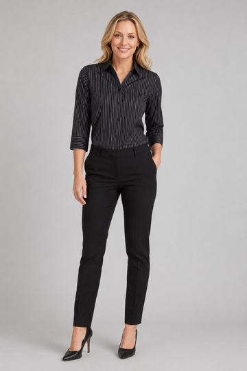 Women's 3/4 sleeve semi fitted shirt Shadow Stripe