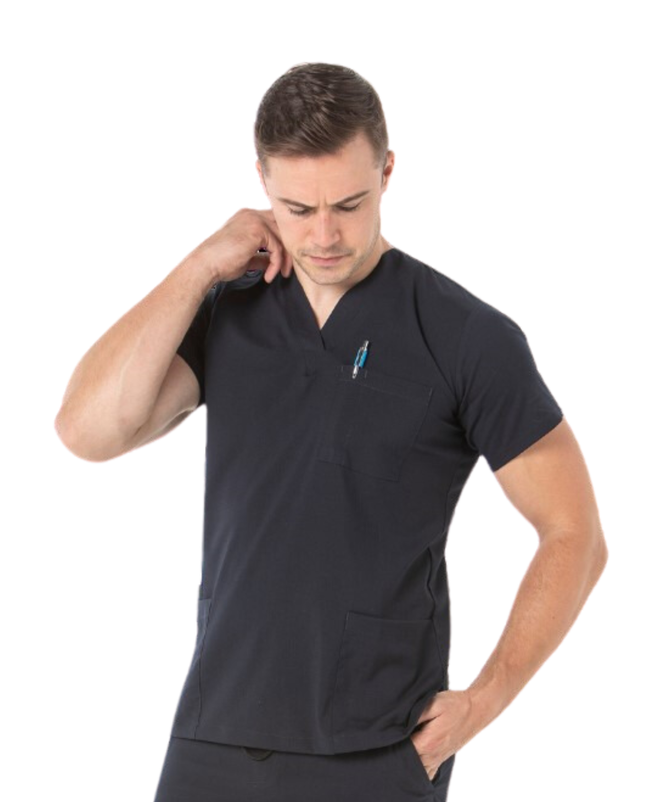 Unisex Stretch Scrub Top