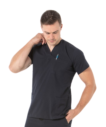 Unisex Stretch Scrub Top