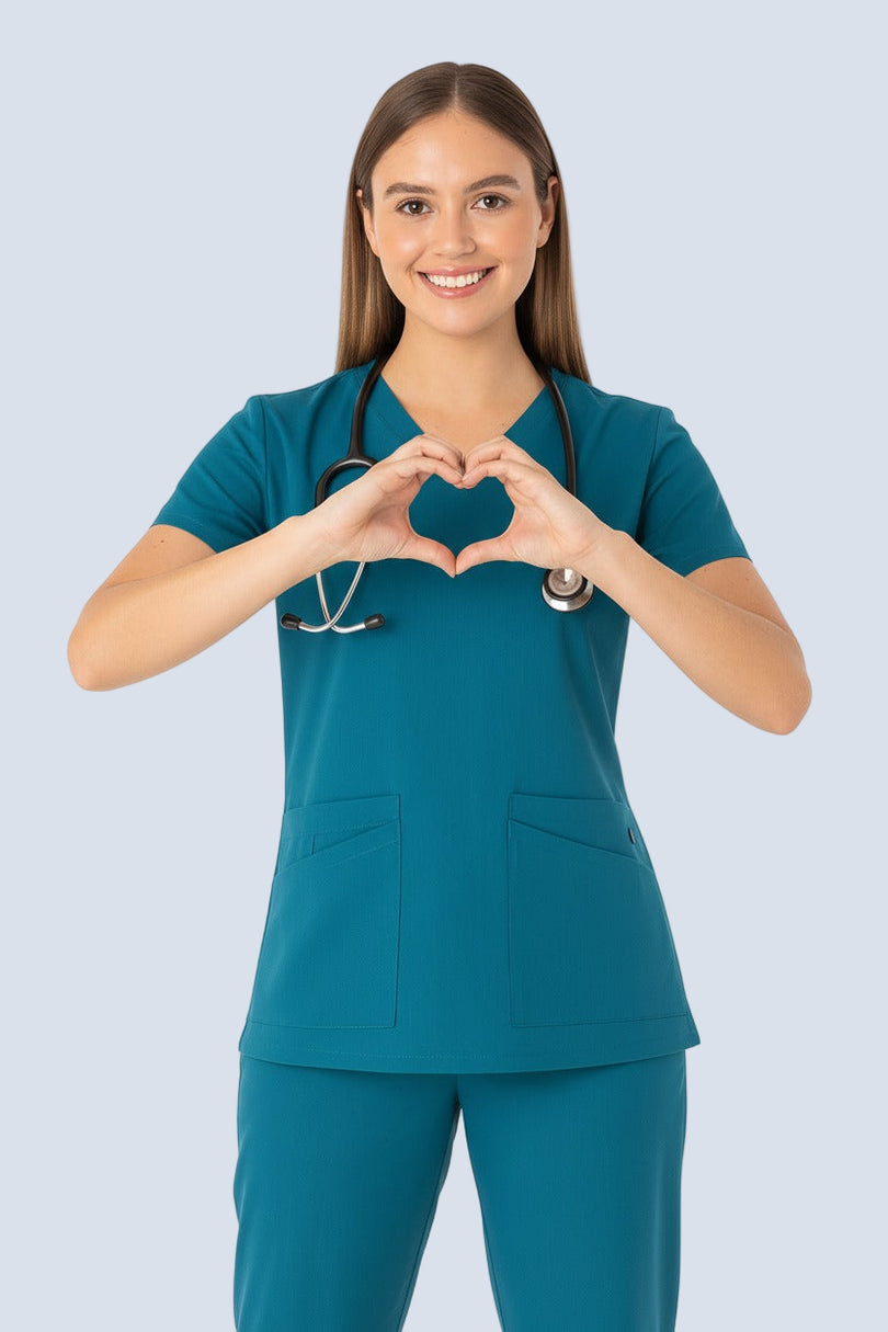 McKenna Ladies Scrub Top - 59063-PRS-CBN | For Healthcare Nurses - CD ...