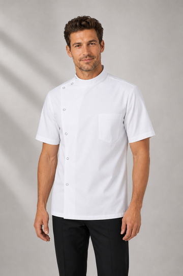 Men's Short sleeve side stud Pharmacy jacket