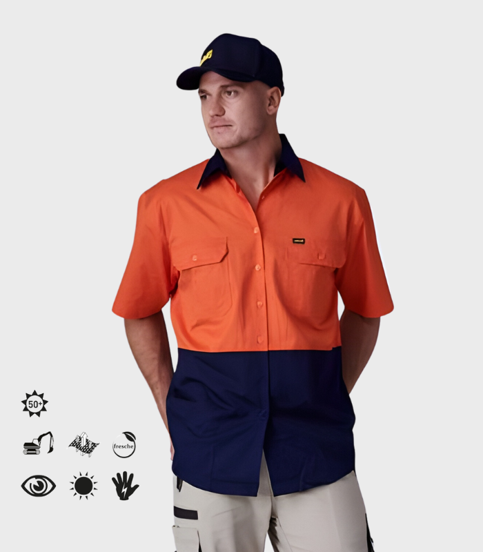 Hi-Vis Cool Lightweight Drill Shirt