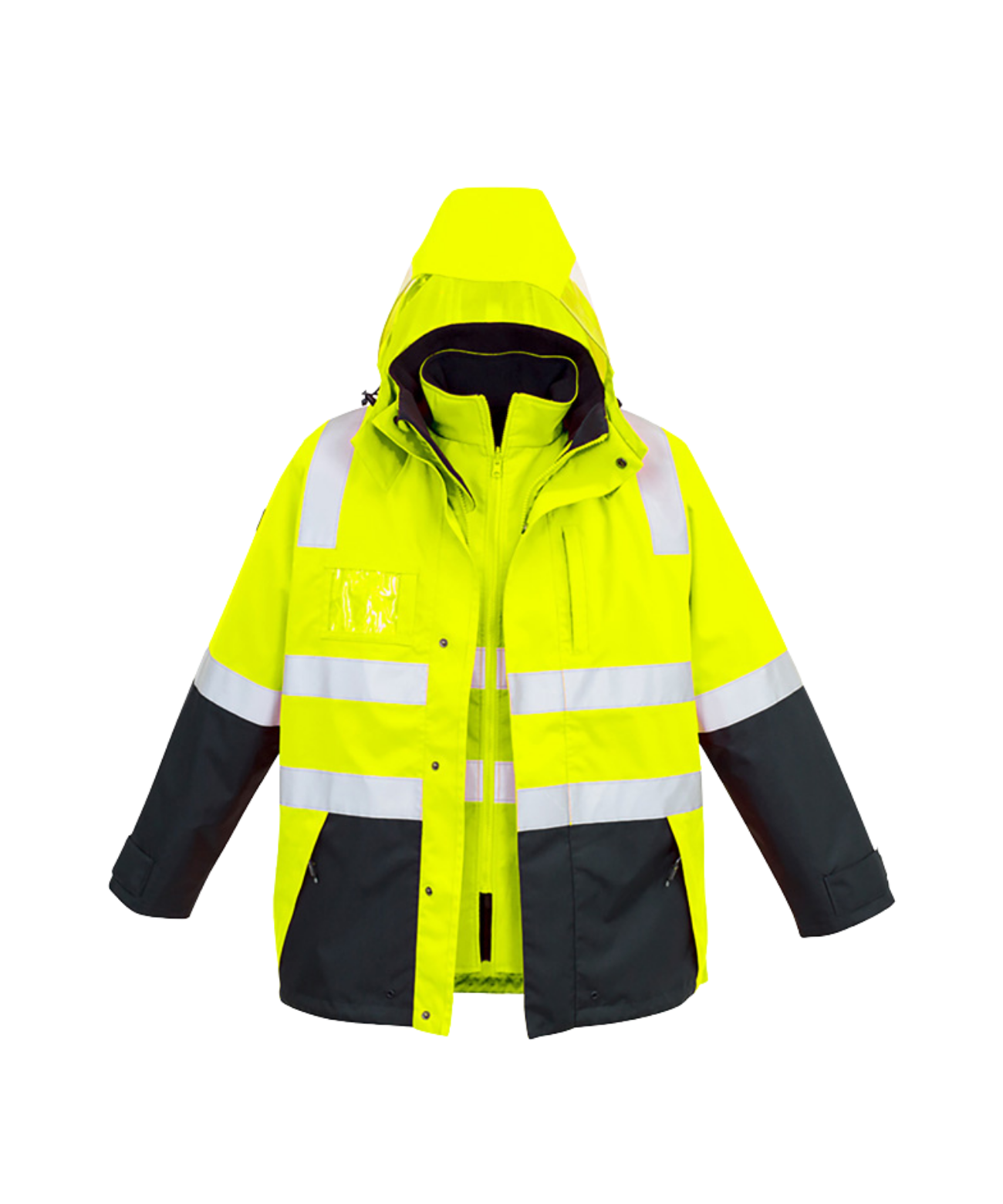 Men's Hi Vis 4 in 1 Waterproof Jacket