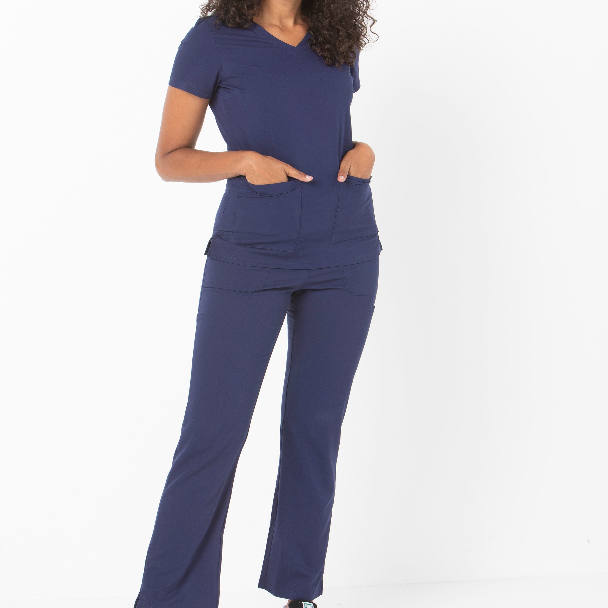 McKenna Ladies Scrub Pants - 59306-PRS-NVY