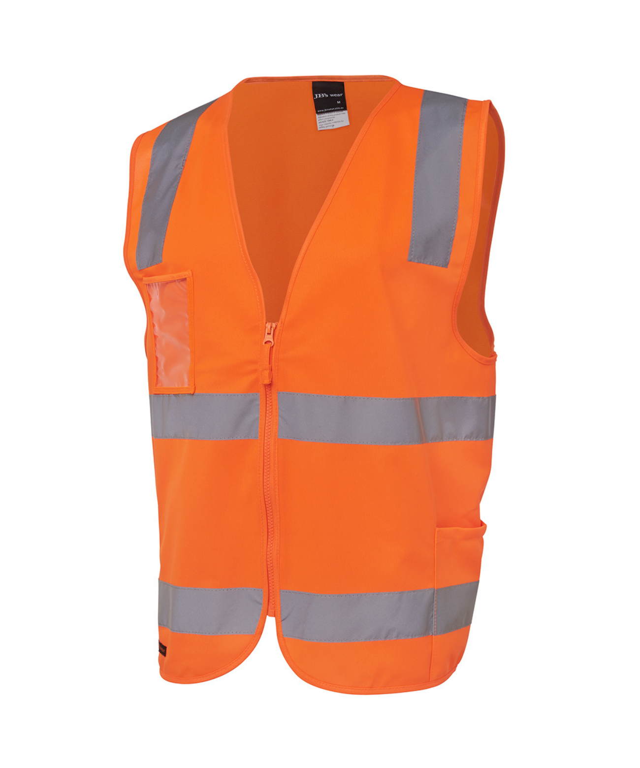 JB's HI VIS (D+N) ZIP SAFETY VEST