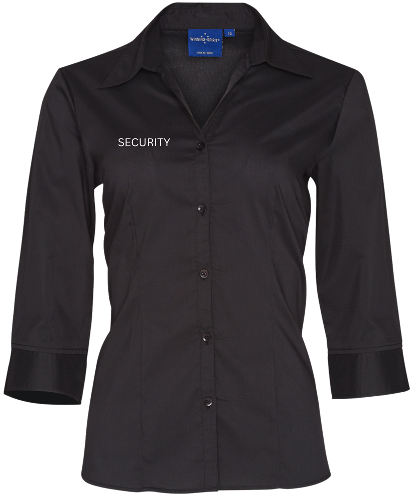 Ladies' Security 3/4 sleeve teflon shirt