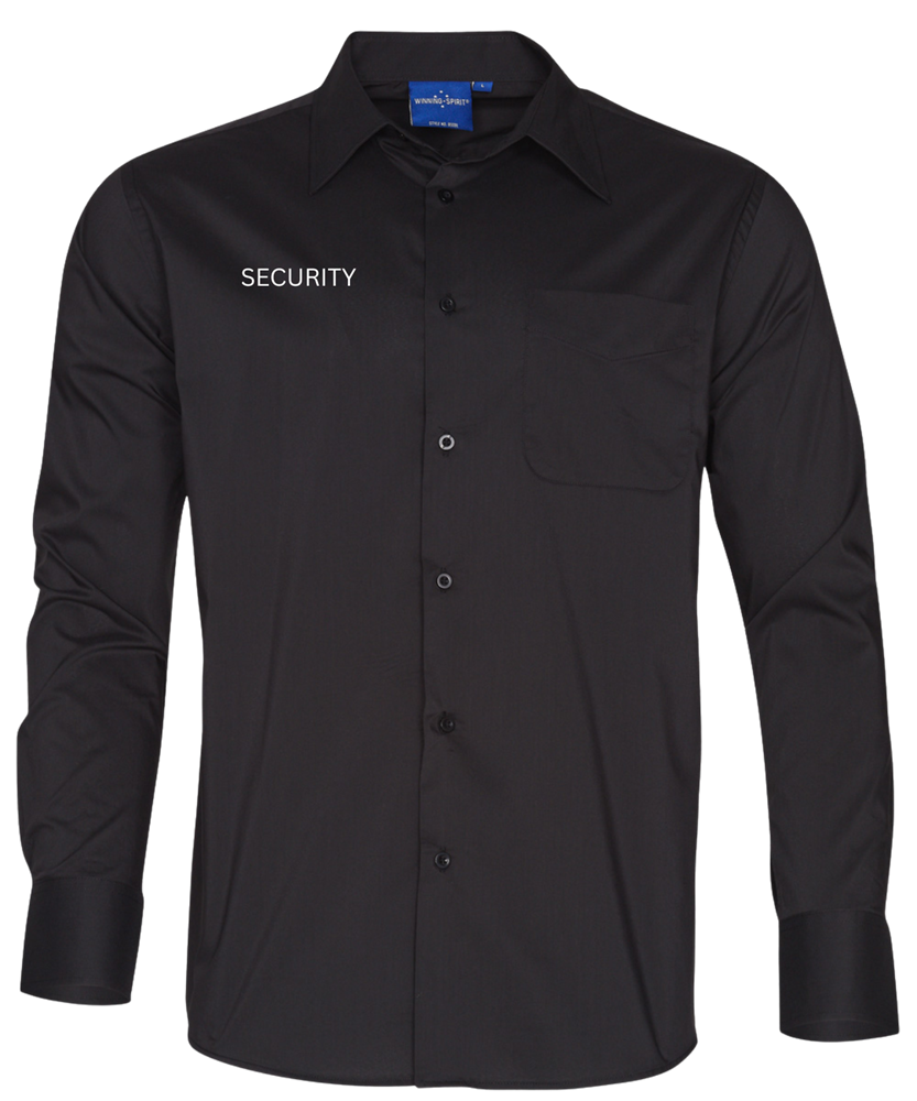 Men's Security L/S Teflon business shirt